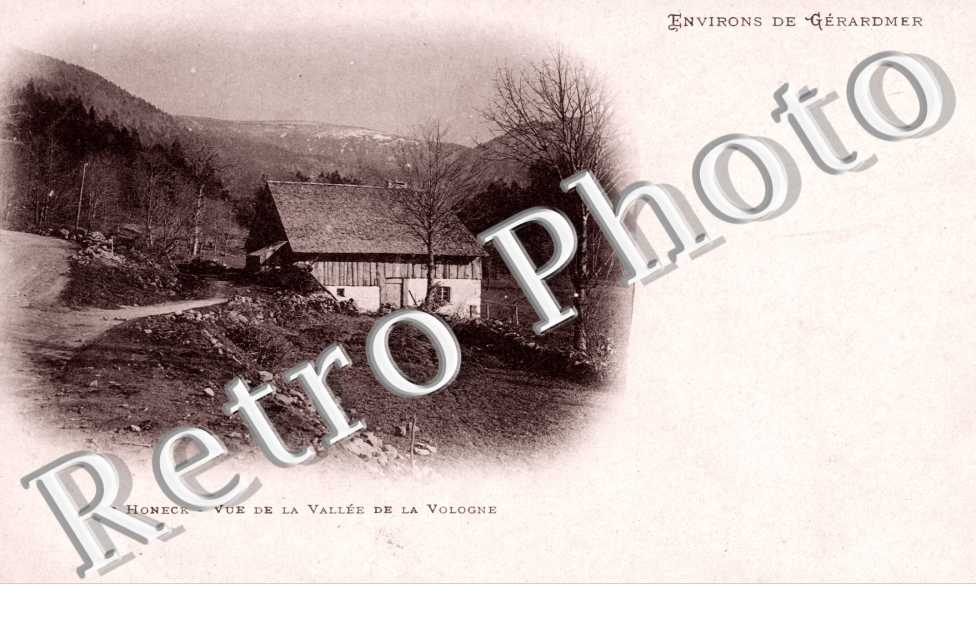 Le Hohneck  vu de la vallee de la Vologne