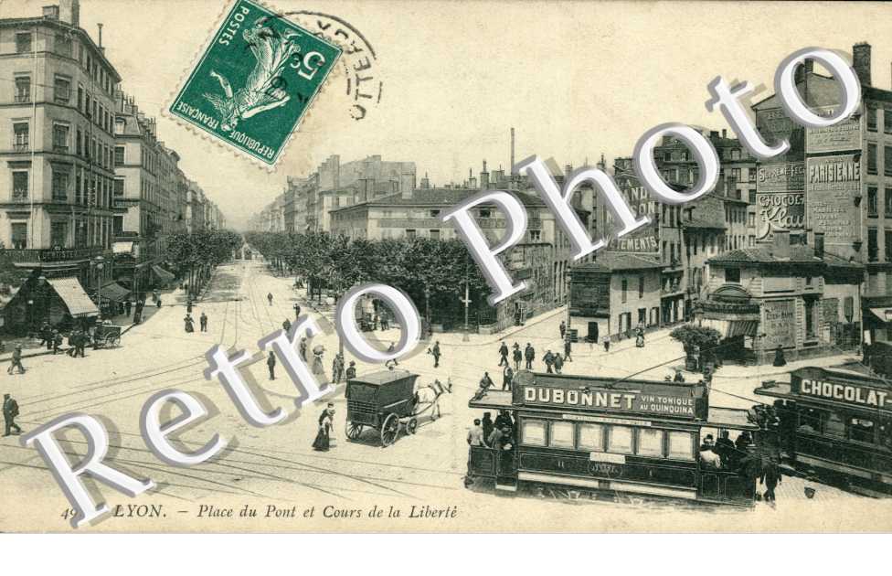 place du pont et cours de la liberte