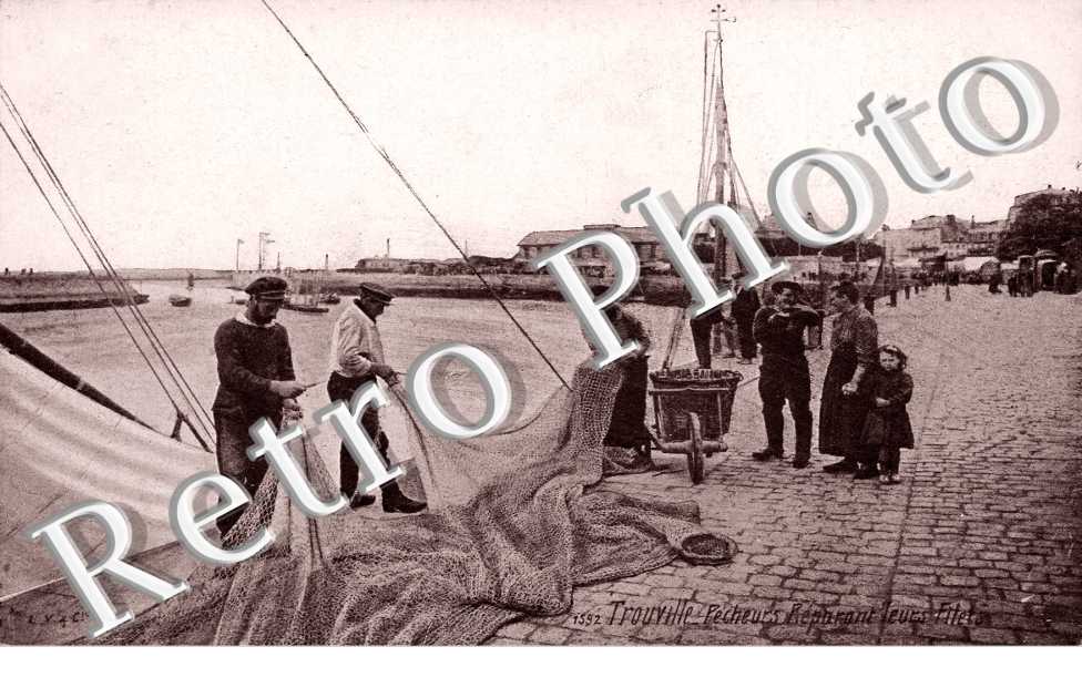 Pheurs rarant leurs filets