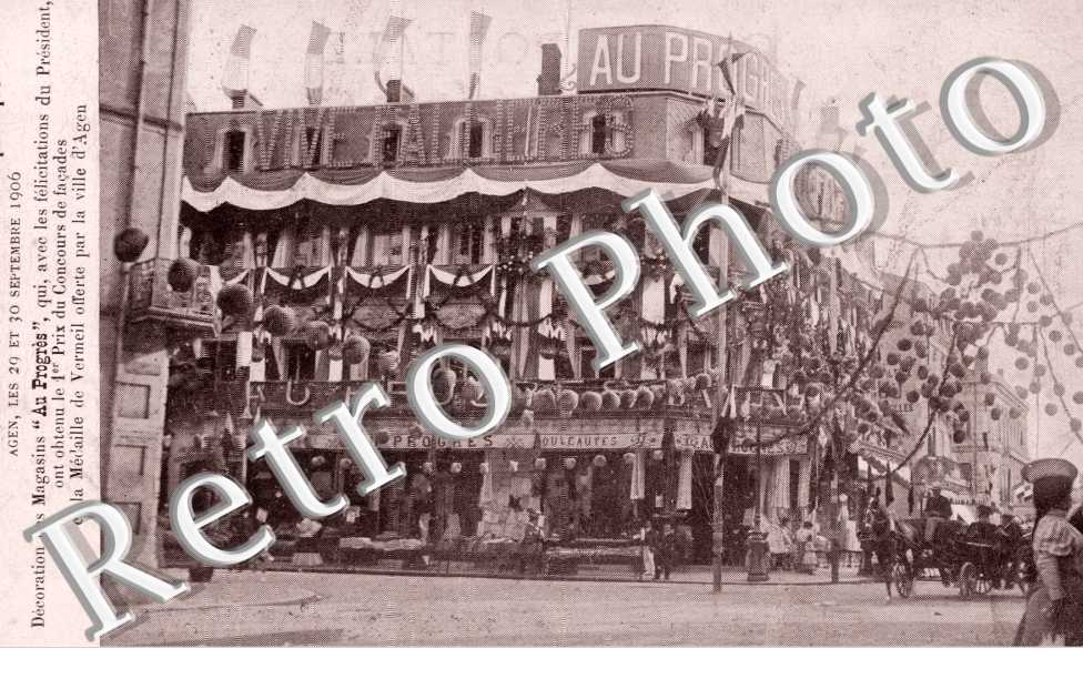 Visite de Monsieur Fallies - Magasin " Au Progres "