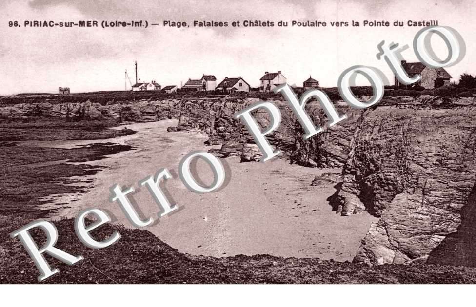 Plage, falaise et Chets du Poulaire