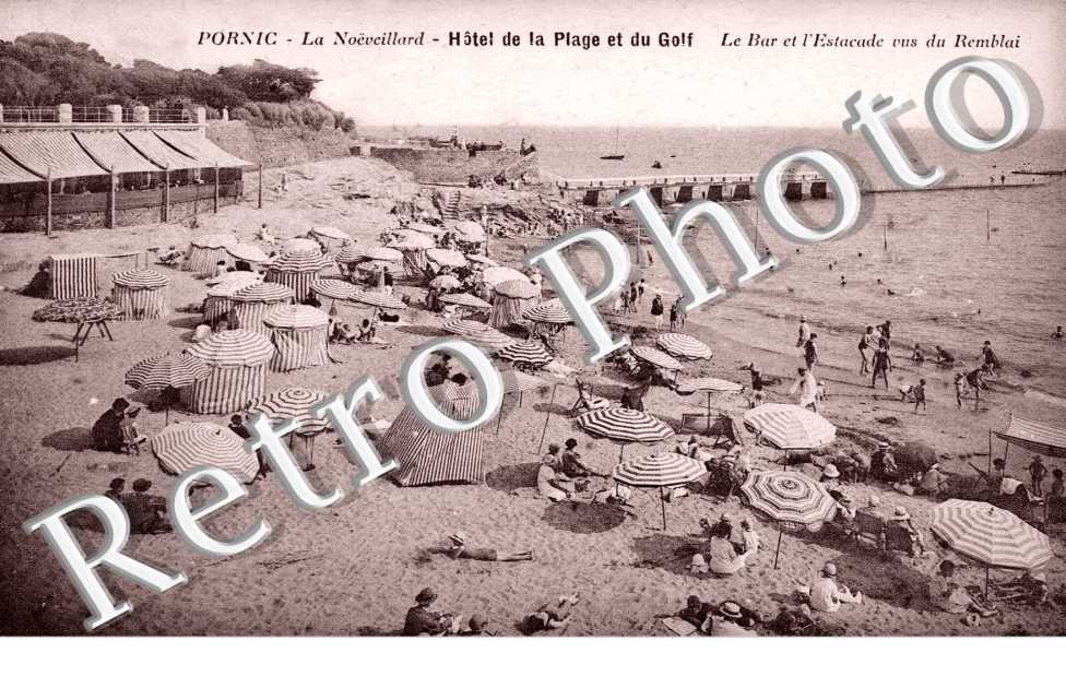 La Noëveillard - Hotel de la Plage et du Golf - Le Bar et l&#039;estacade