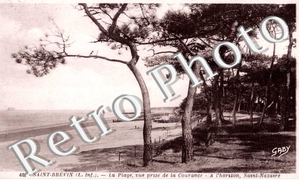 La Plage vue prise de la Courance