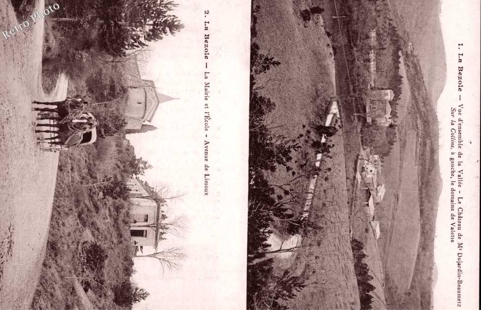 Vue d&#039;ensemble - La Mairie et l&#039;ole