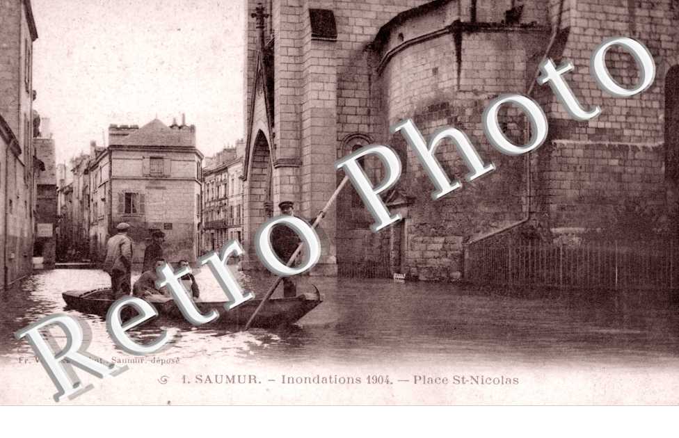 Inondations de 1904 - Place Saint Nicolas