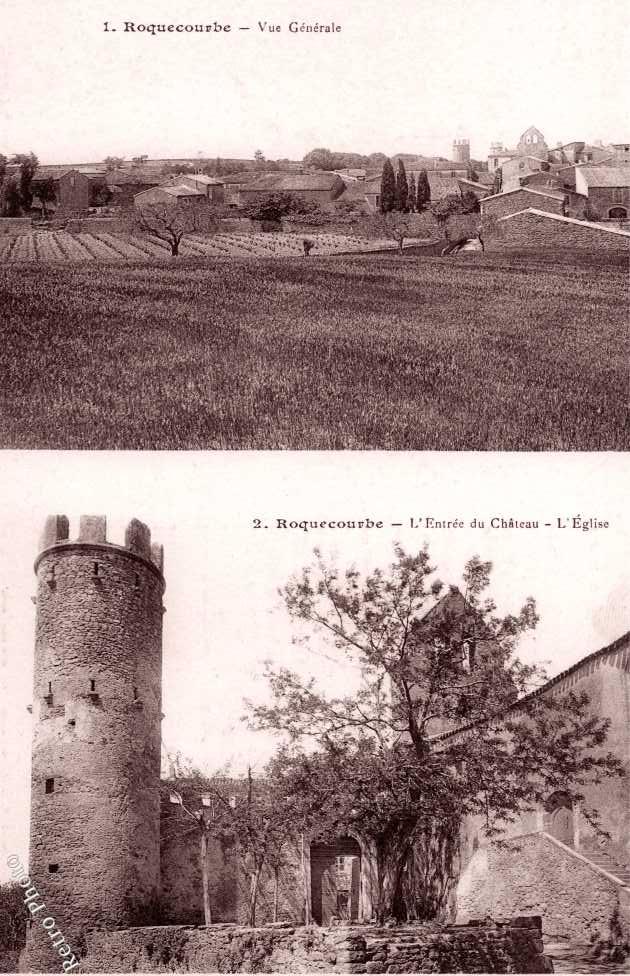 Vue Générale - Entrée du Château - Eglise
