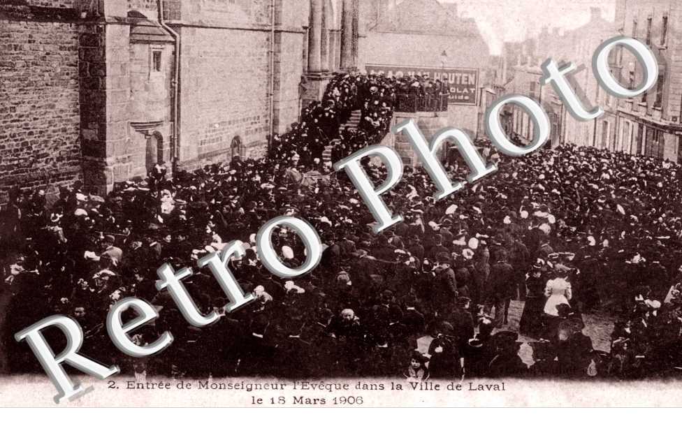 Entr de Monseigneur l&#039;Evue le 18 mars 1908