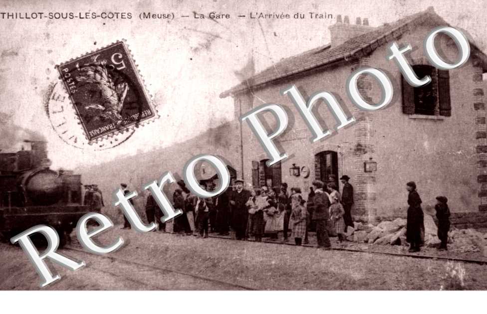 la gare l'arrivee du train