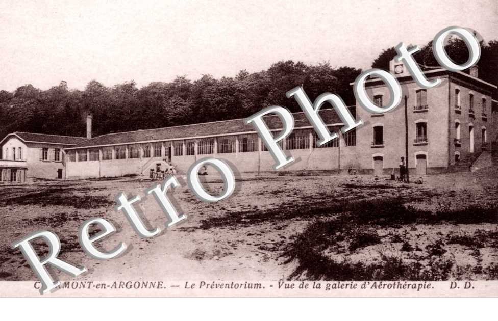 le preventorium Vue de la galerie d'Aerotherapie