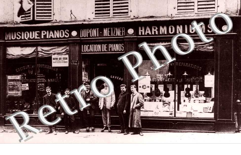 rue Gambetta  Magasin de musique Dupont Metzner