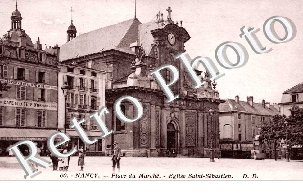 place du marche Eglise Saint Sebastien