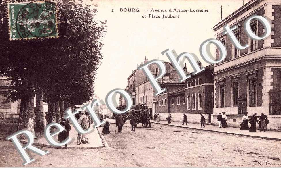 Avenue d&#039;Alsace Lorraine et place Joubert