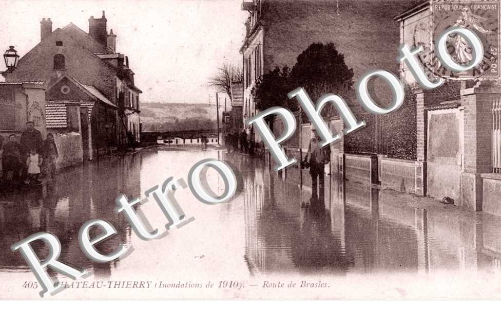 Routes de Brasles, inondations de 1910