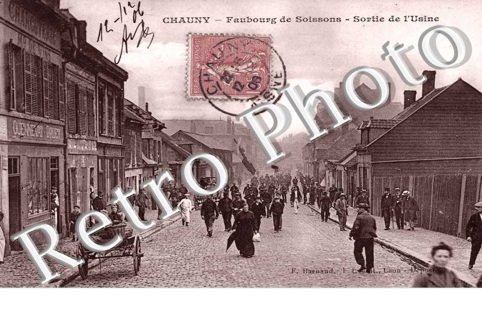 Faubourg de Soissons Sortie de l&#039;usine