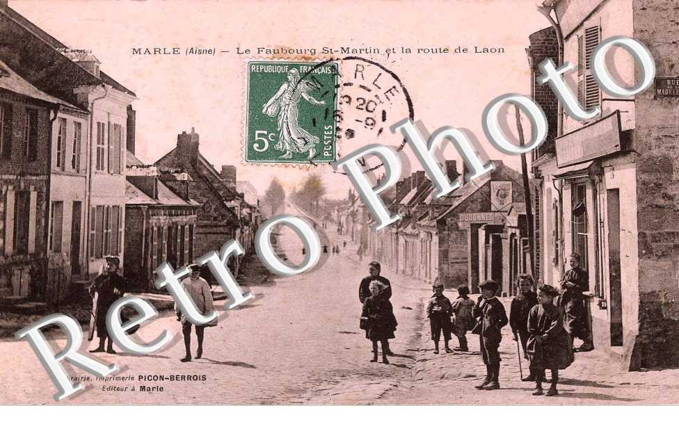 Faubourg Saint Martin et route de Laon