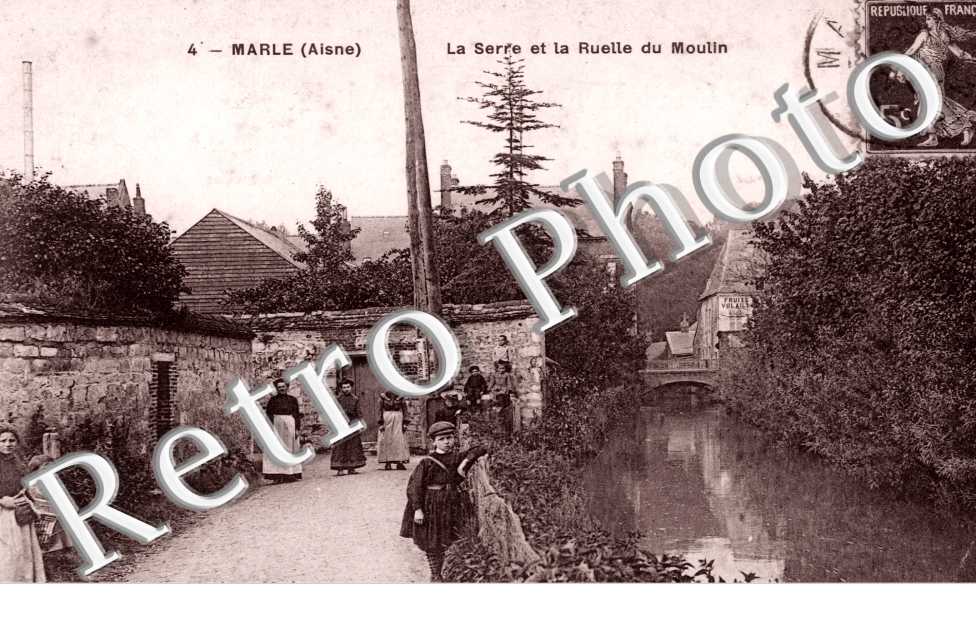 la Serre et la ruelle du moulin