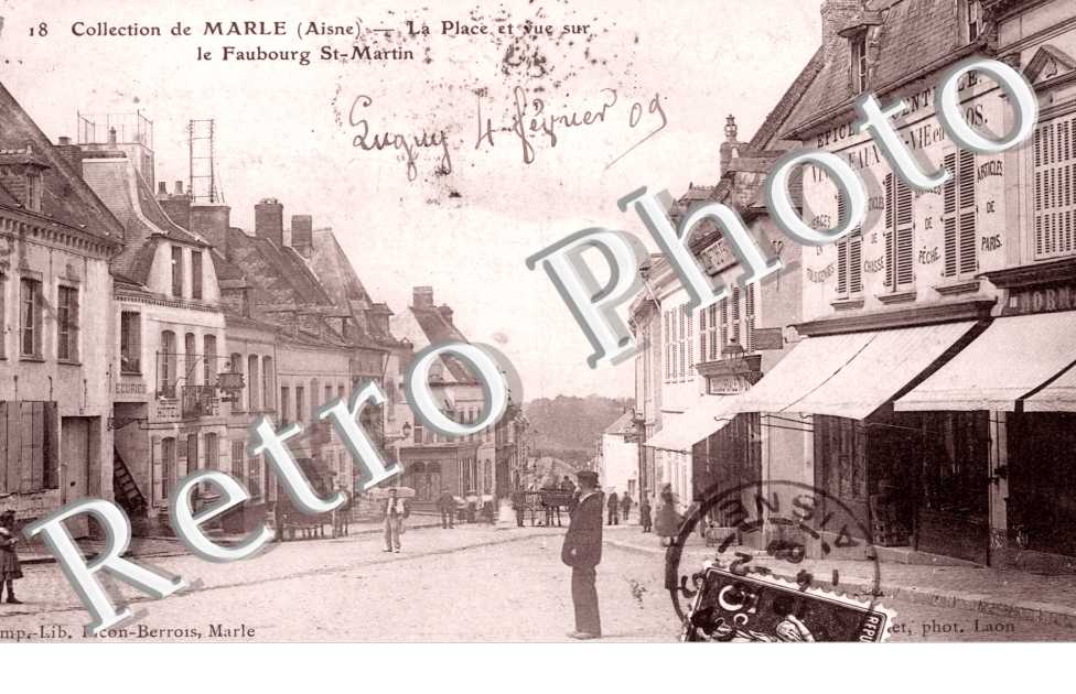 la Place et Vue sur le Faubourg Saint-Martin