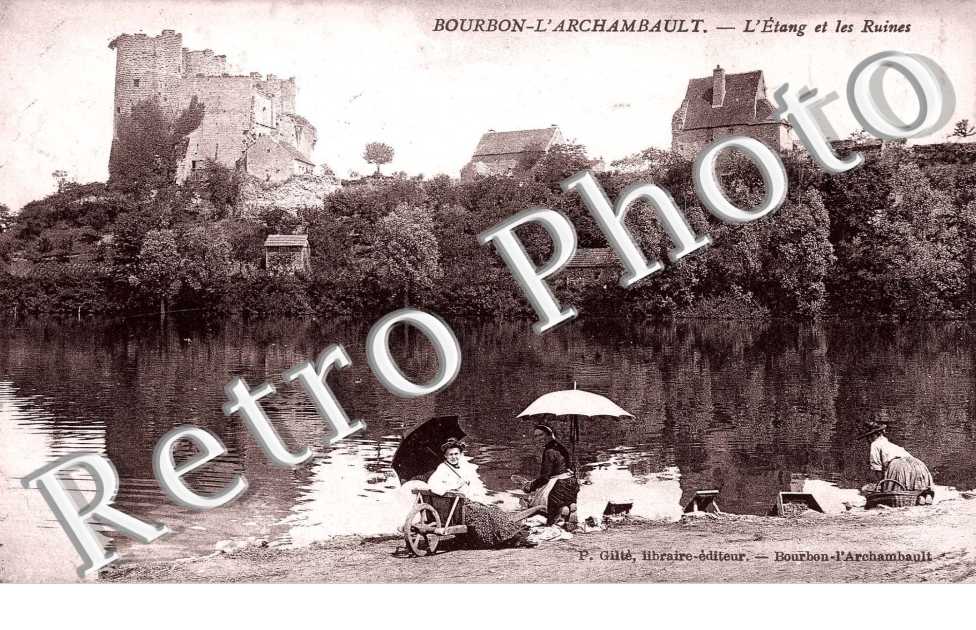 l&#039;etang et les ruines