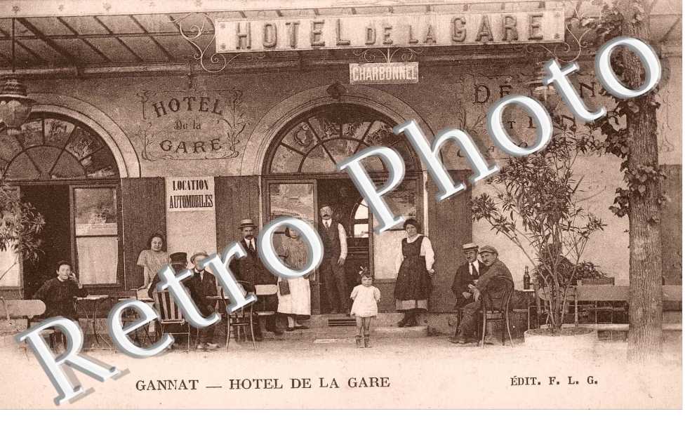 Hotel de la gare. Ed° F. L.G