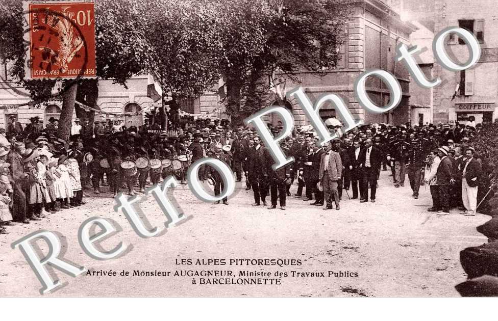 Arrivee de Monsieur Augagneur, Ministre des Travaux Publics
