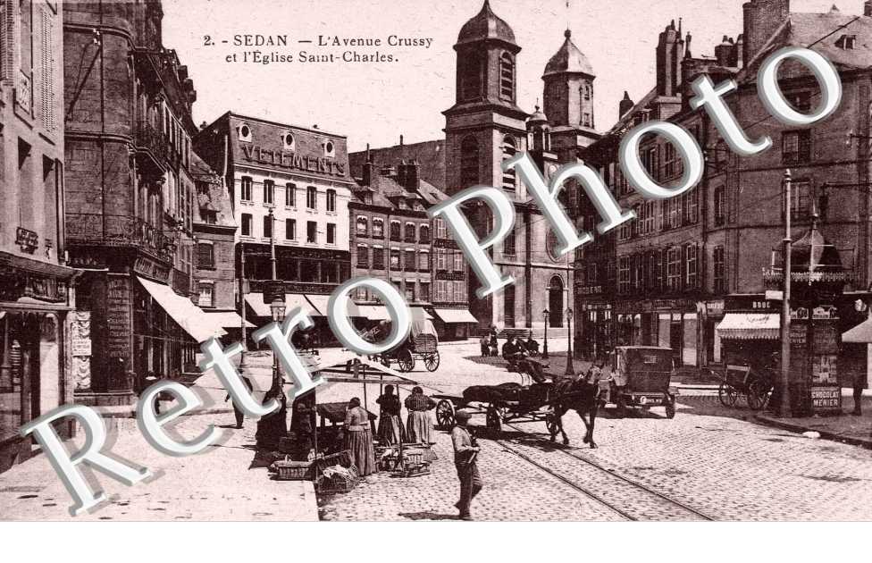l&#039;avenue Crussy et l&#039;eglise Saint Charles
