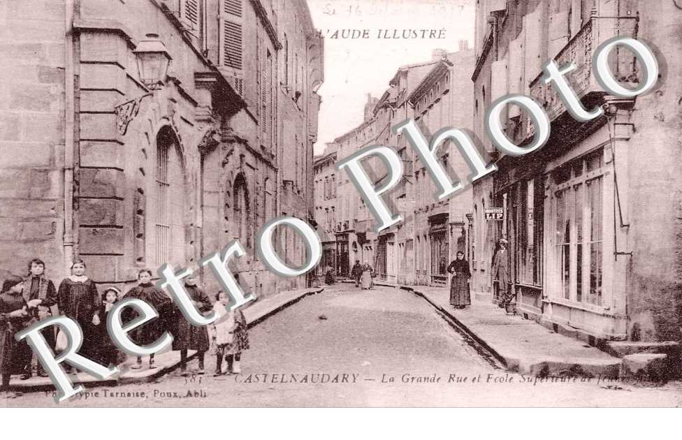 la grande rue et ecole superieure de jeunes filles 16 octobre 1918