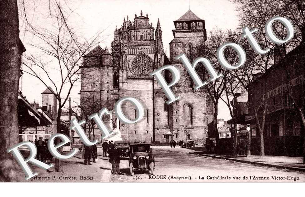 Cathedrale vue de l&#039;avenue Victor-Hugo