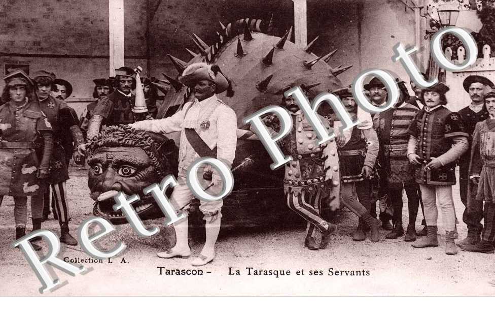 la tarasque et ses servants