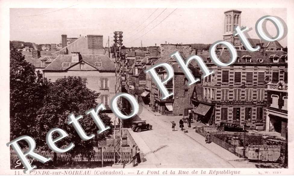 le pont et la rue de la Republique