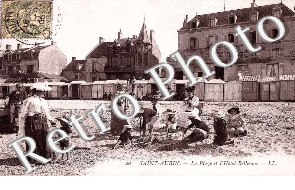 Plage et l&#039;hotel Bellevue