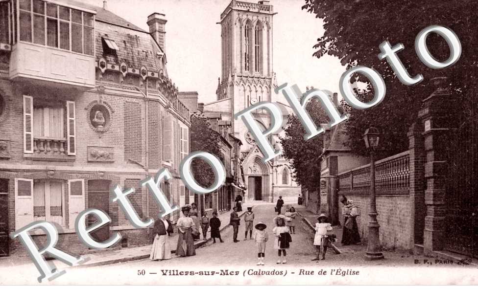 Villers-sur-Mer, Rue de l&#039;Eglise