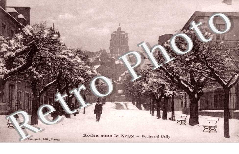 le Boulevard Gally sous la Neige
