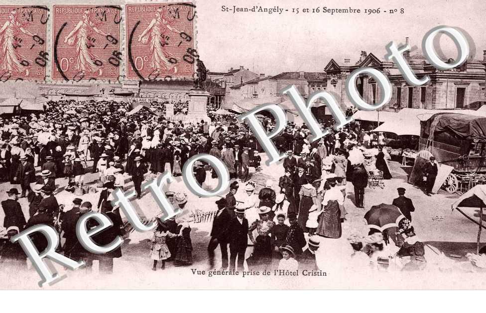 les 15 et 16 septembre 1906 - Vue prise de l&#039;Hôtel Cristin