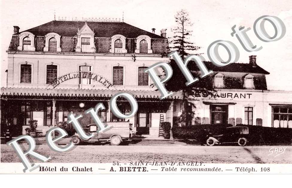 Hotel du Chalet - A. Biette - Table recommandee