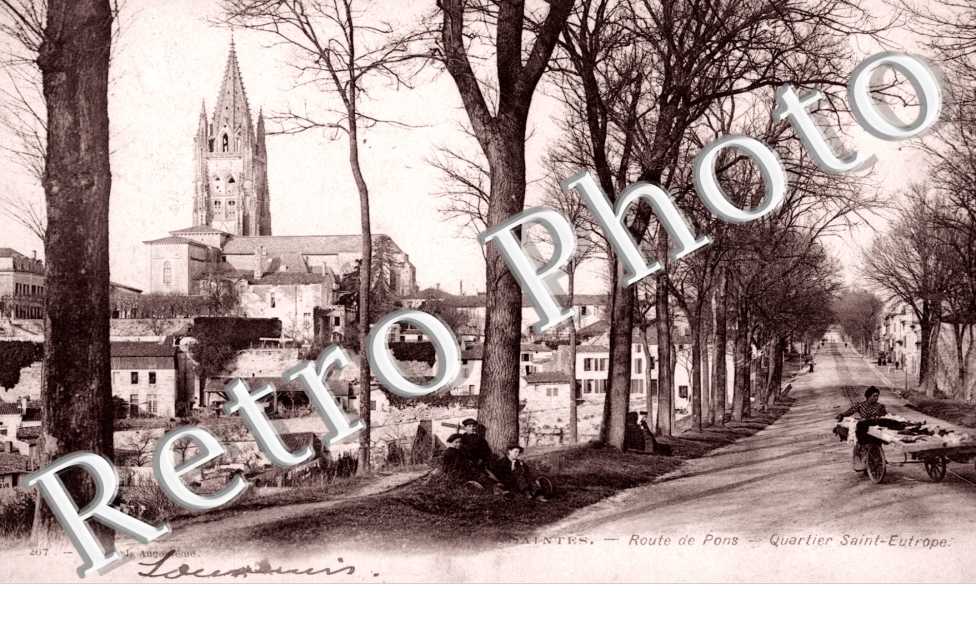 Route de Pons, Quartier Saint-Eutrope