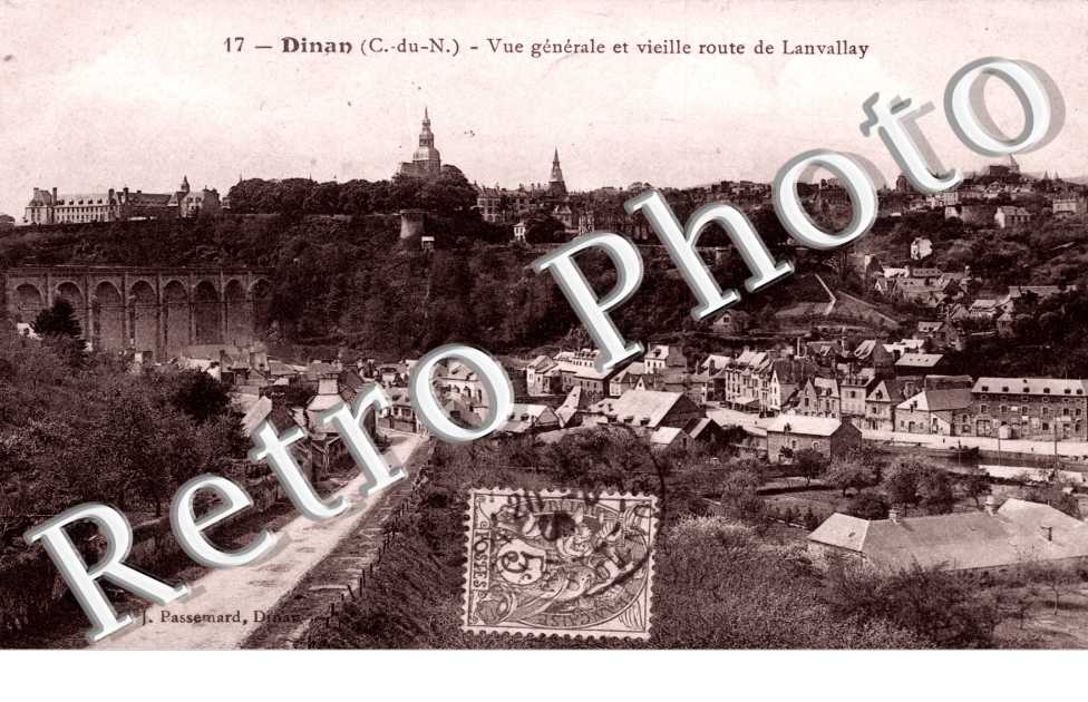 Vue Generale et vieille route de Lanvallay