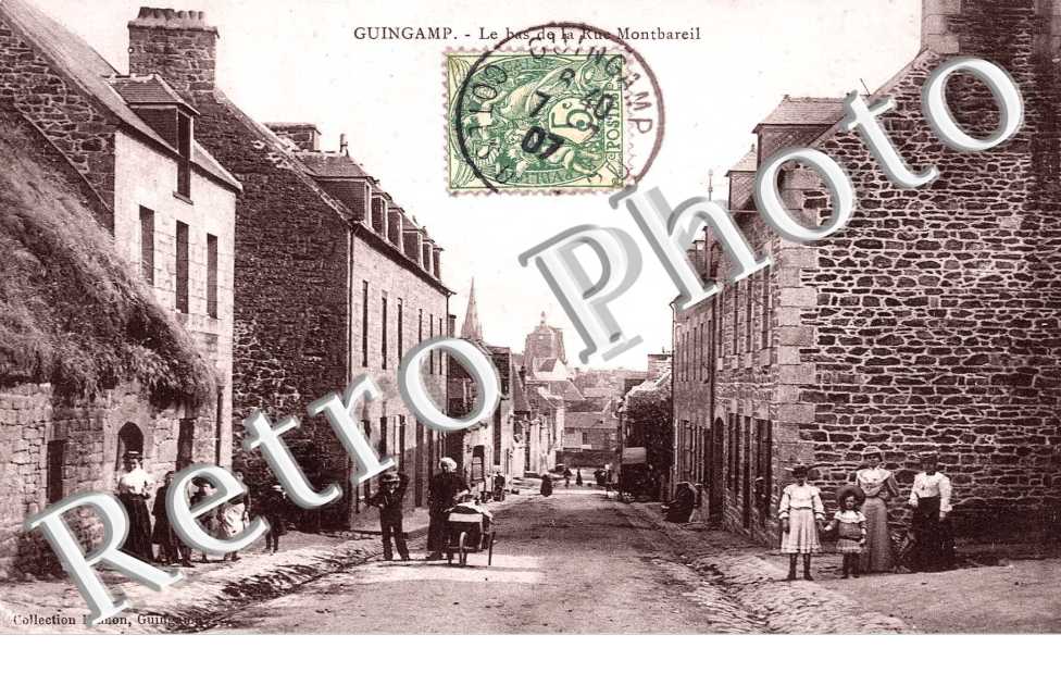 le bas de la rue Montbareil