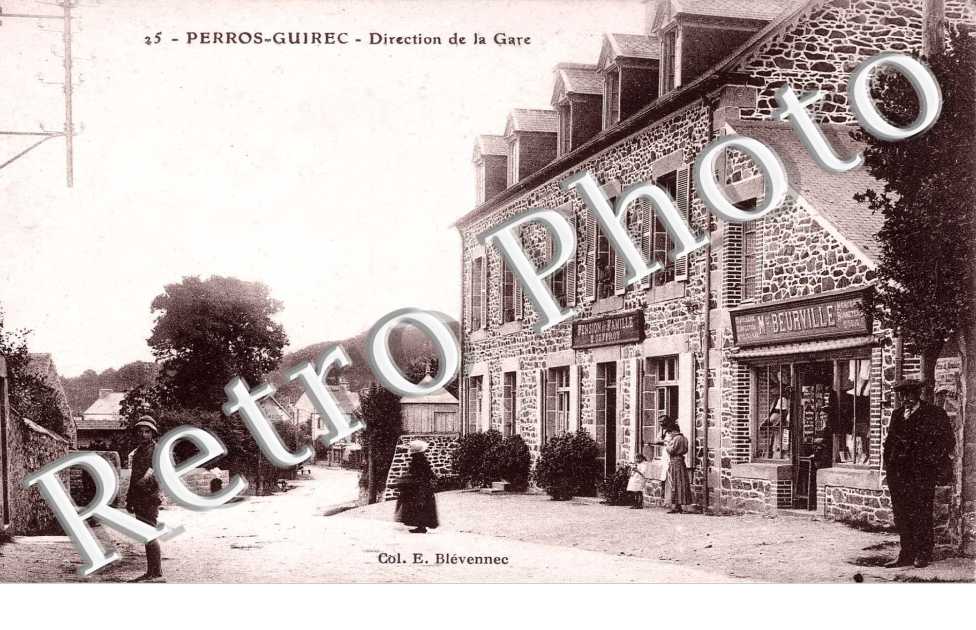 direction de la gare. Pension de famille