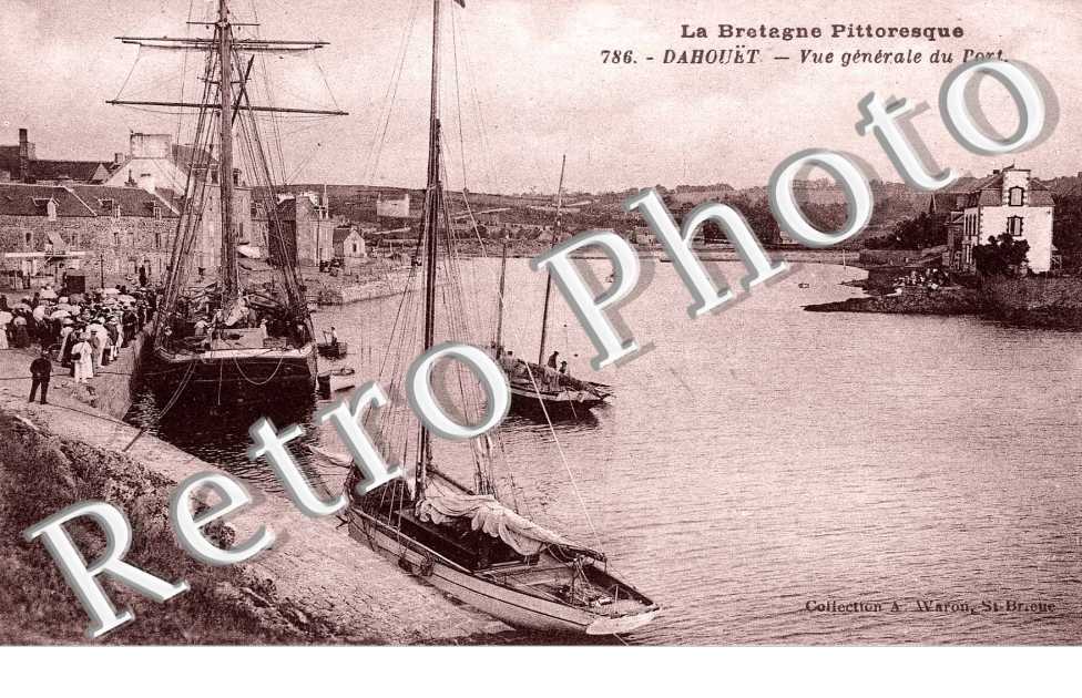 Dahouët - vue generale du port