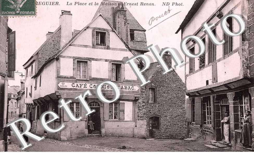 la place et la maison Ernest Renan