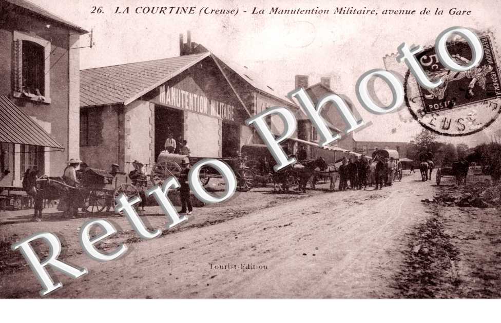 La manutention militaire, Avenue de la Gare