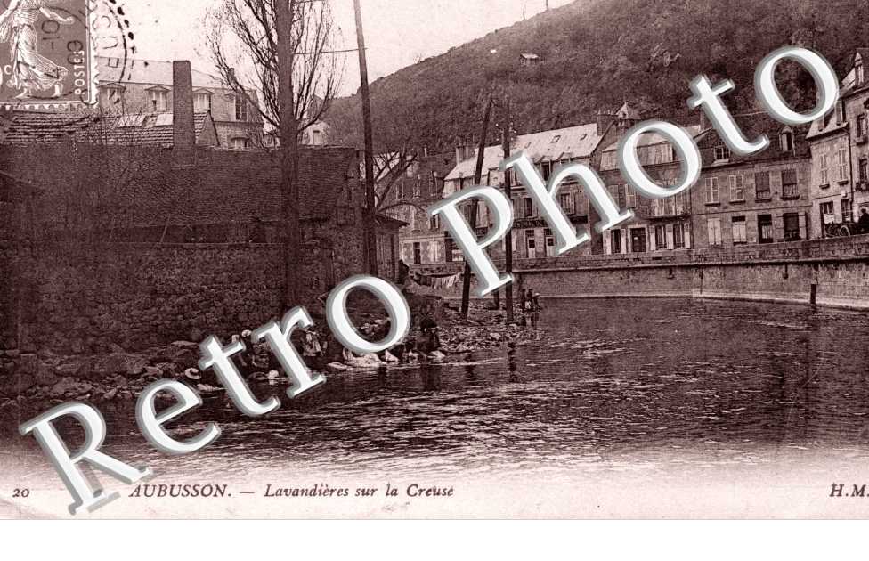 Lavandieres sur la Creuse