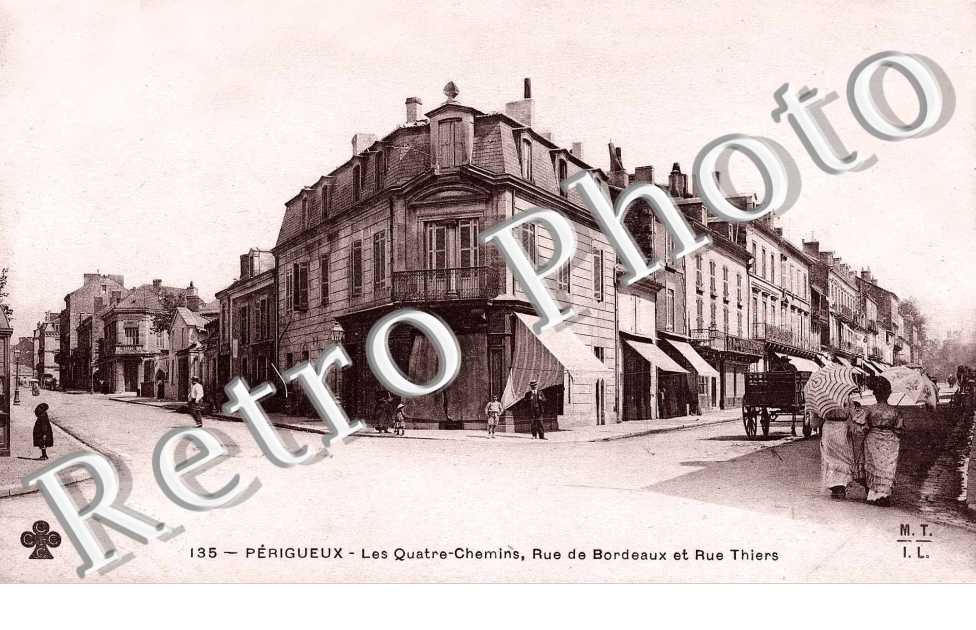 Les quatre chemins - rue de Bordeaux et Thiers