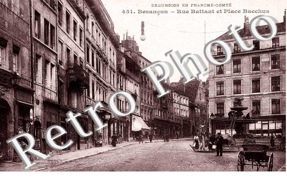 Rue Battant et Place Bacchus