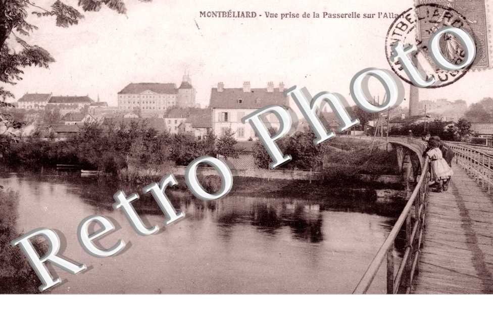 vue prise de la passerelle sur l&#039;Allan
