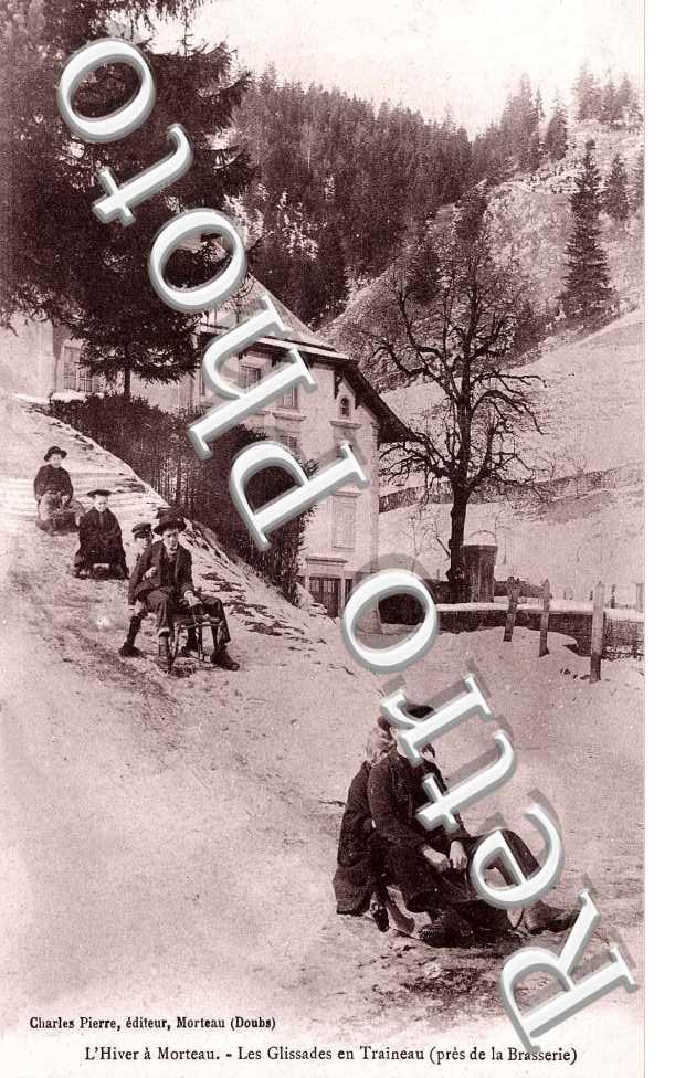les glissades en traineau