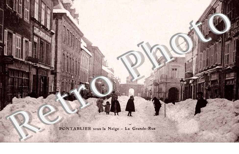  La grande rue - Sous la neige