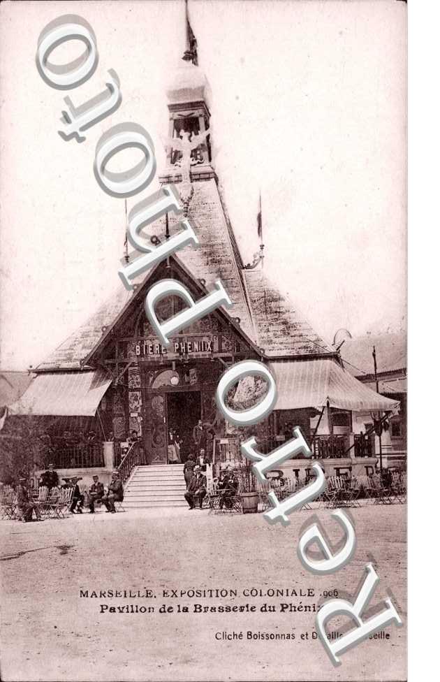 exposition coloniale 1906 Pavillon de la Brasserie du Phenix