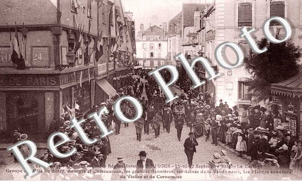Les trois randes journees Regionalistes Sep 1911 - le cortege