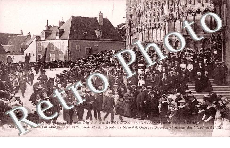 Les trois randes journees Regionalistes Sep 1911 - delegation d&#039;alsace lorraine